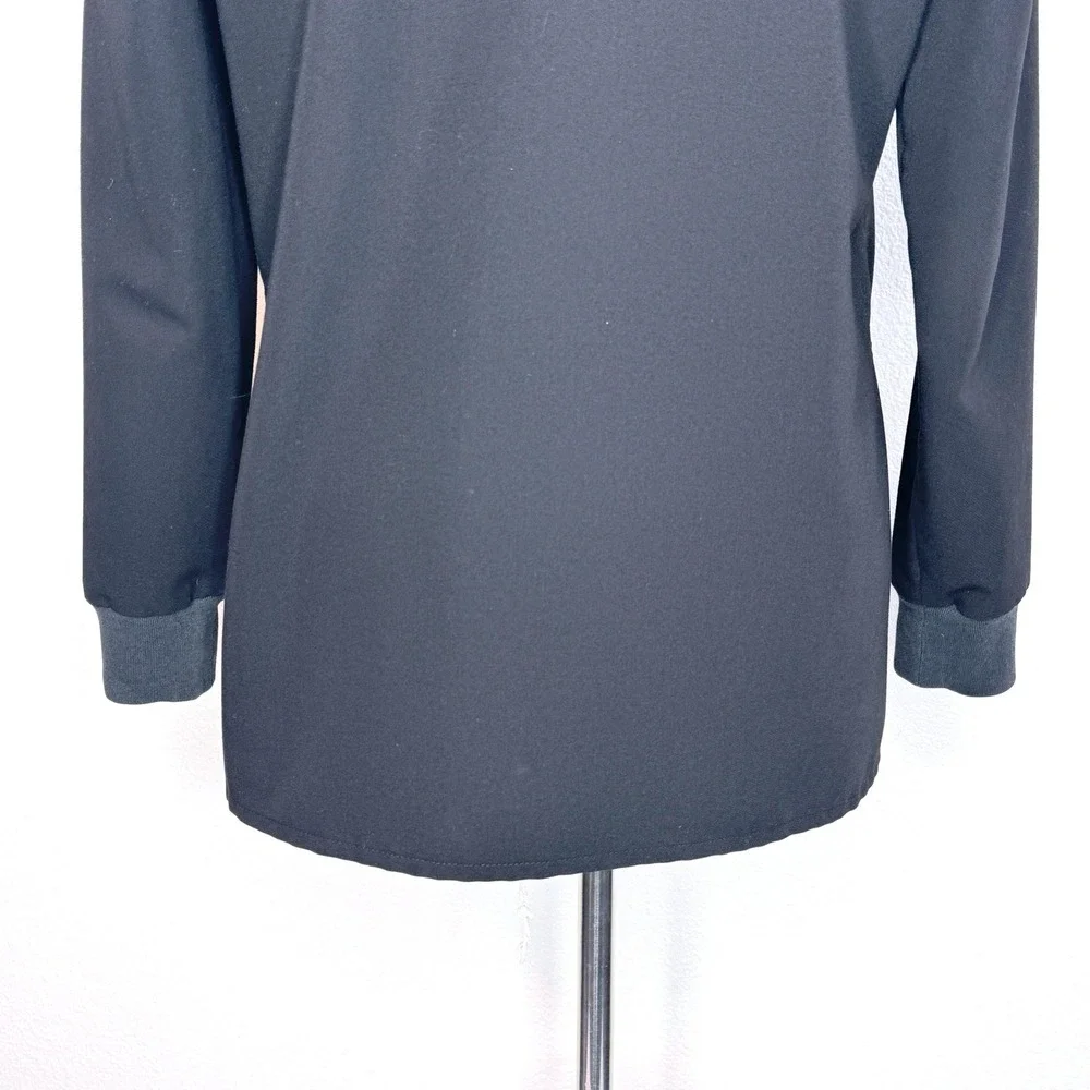 FIGS Bellery Jacket‎ Scrubs XS Black Bomber Style Medical Nurse Doctor Workwear